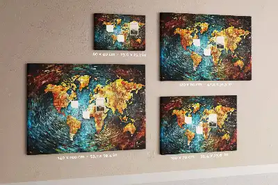 Printed Cork Board Chaos world