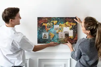 Printed Cork Board Chaos world