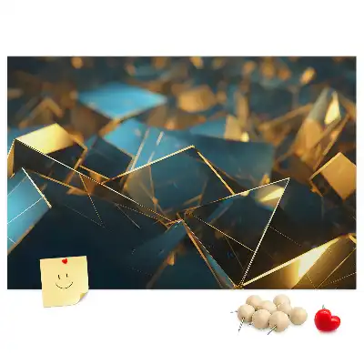 Cork memo board Decorative abstraction