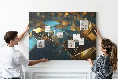 Cork memo board Decorative abstraction