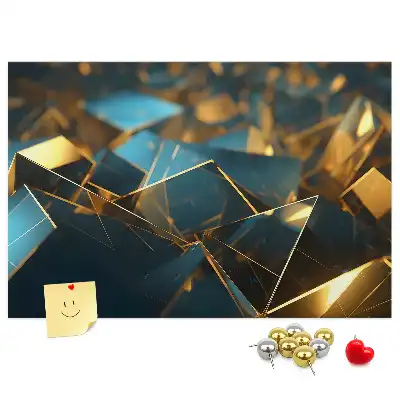 Decorative abstraction cork memo board