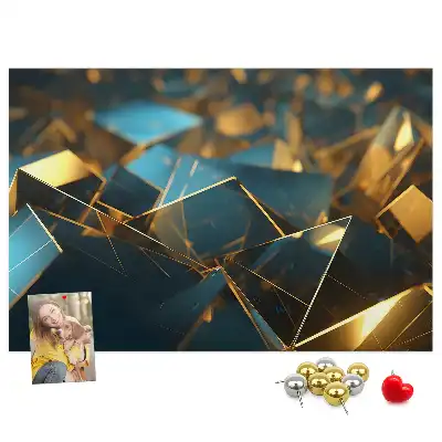Decorative abstraction cork memo board