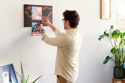 World Map Cork Memo Board