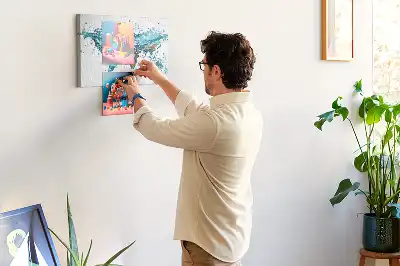 Printed World Map Cork Board