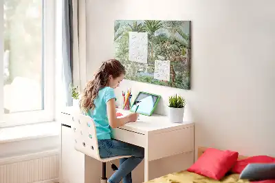 Cork memo board Nature jungle wildlife