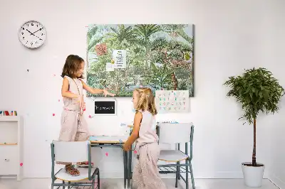 Nature jungle wildlife cork memo board