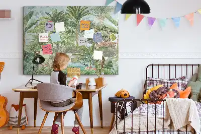 Cork memo board Nature jungle wildlife