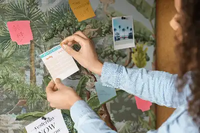 Nature jungle wildlife cork memo board