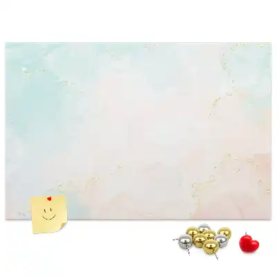Watercolor Marble Printed Cork Board