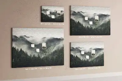 Forest Landscape Printed Cork Memo Board