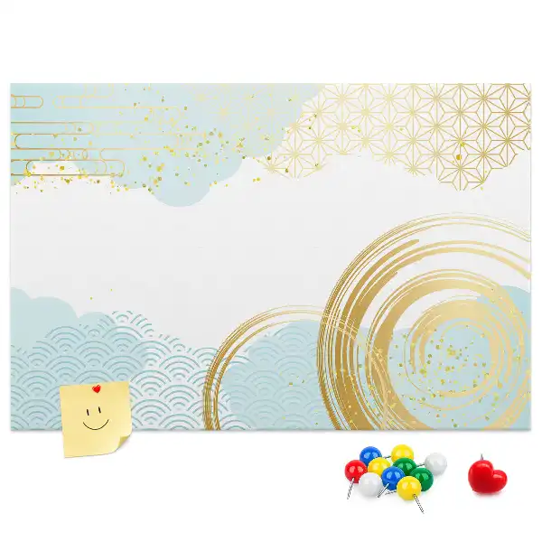 Cork memo board Decorative pattern