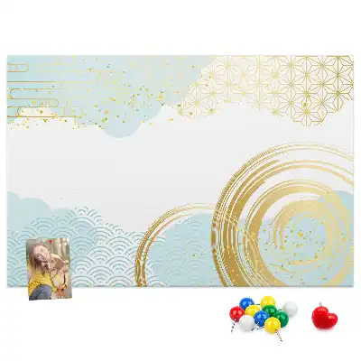 Cork memo board Decorative pattern