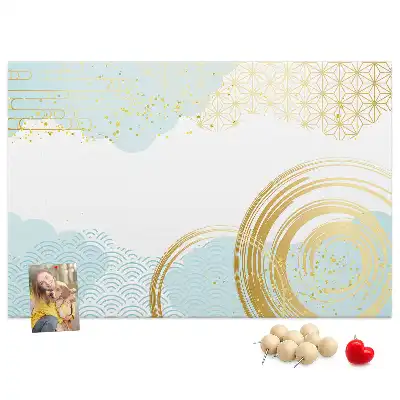 Cork memo board Decorative pattern