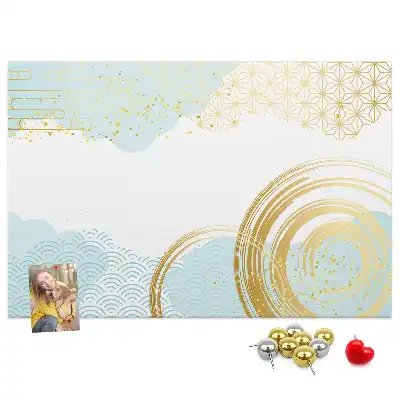 Decorative Pattern Cork Memo Board