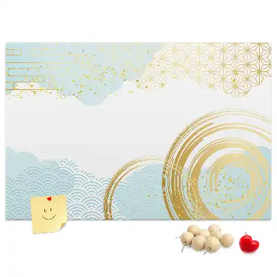 Decorative Pattern Cork Memo Board