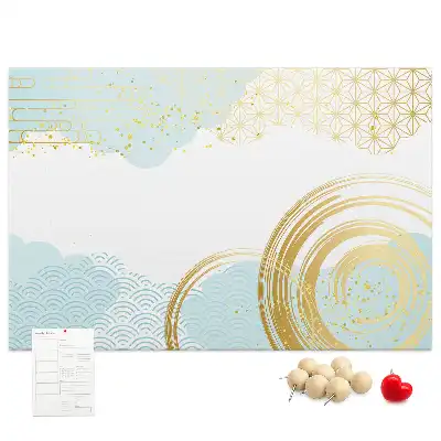 Cork memo board Decorative pattern