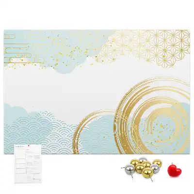 Decorative Pattern Cork Memo Board