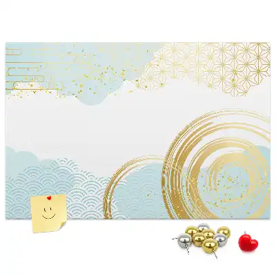 Cork memo board Decorative pattern