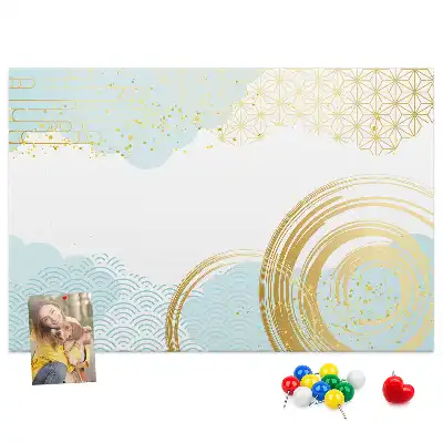 Decorative Pattern Cork Memo Board