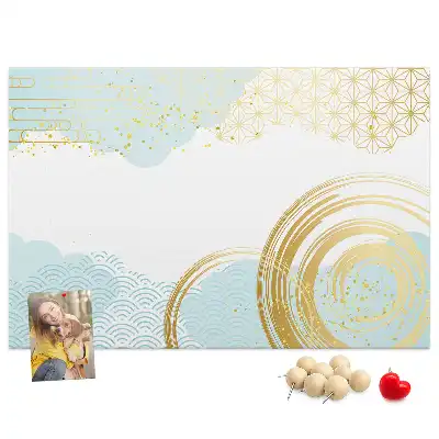 Cork memo board Decorative pattern