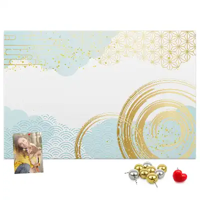 Cork memo board Decorative pattern