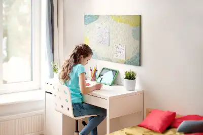 Printed Cork Board with Patterned Frame