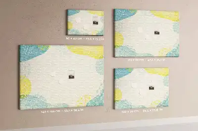 Printed Cork Board with Patterned Frame