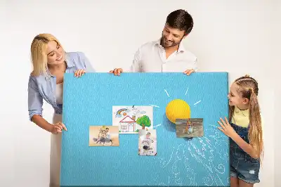 Cork memo board Light bulb drawing