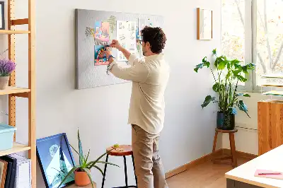 Printed Cork World Map Memo Board