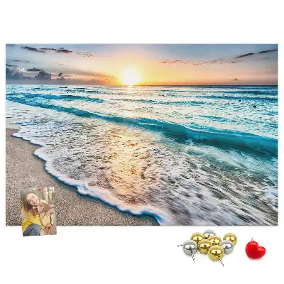 Cork memo board Beach sea sand