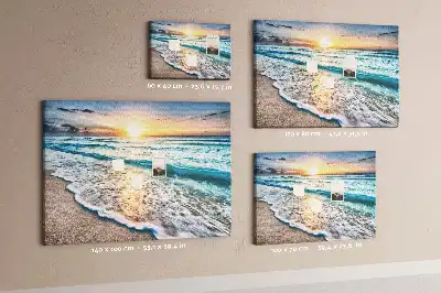 Cork memo board Beach sea sand