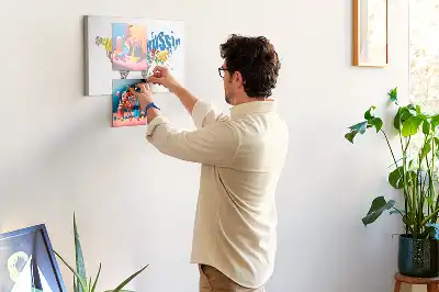 Printed Cork Board With a World Map Design