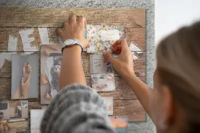 Printed Cork Board Welcome board