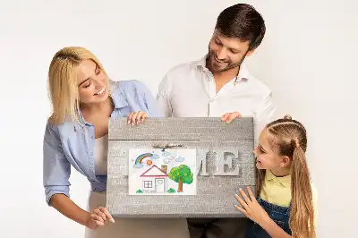Printed Cork Board with Home Lettering