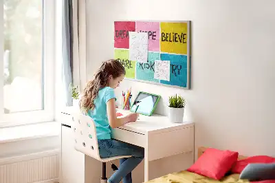 Cork memo board Motivational board