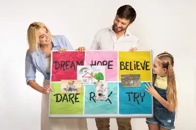 Motivational Cork Memo Board