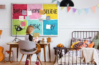 Motivational Cork Memo Board