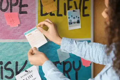Cork memo board Motivational board