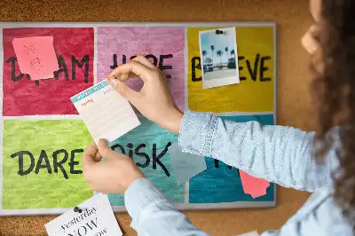 Cork memo board Motivational board