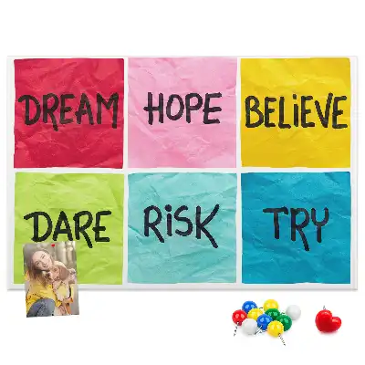 Cork memo board Motivational board