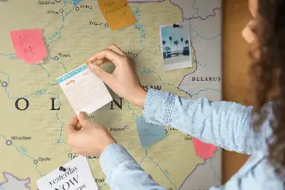 Printed Cork Board Political map of Poland