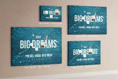 Printed Cork Board with Motivational Text