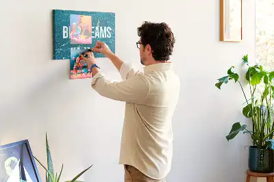 Printed Cork Board with Motivational Text
