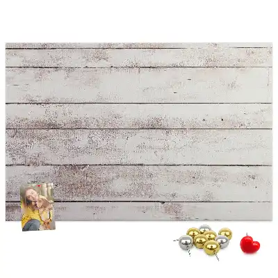 Cork memo board with wood pattern