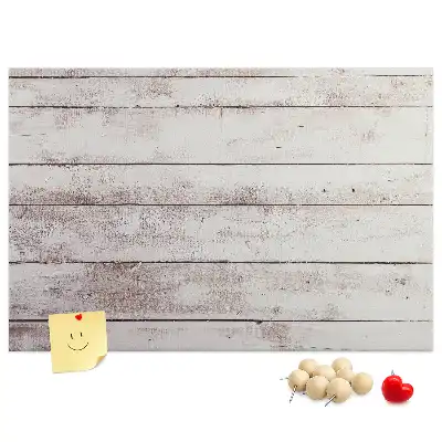 Cork memo board with wood pattern