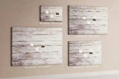 Cork memo board with wood pattern