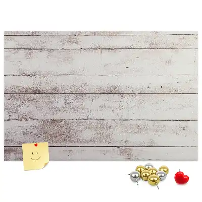 Cork memo board with wood pattern