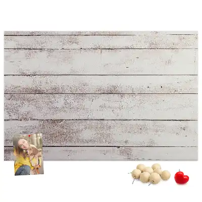 Cork memo board with wood pattern