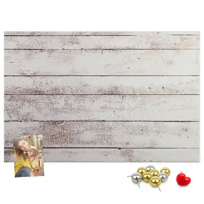Cork memo board with wood pattern
