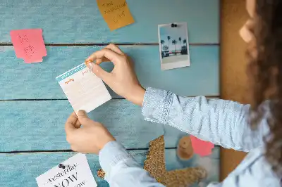 Printed Cork Memo Board with Seashells on Wood Design